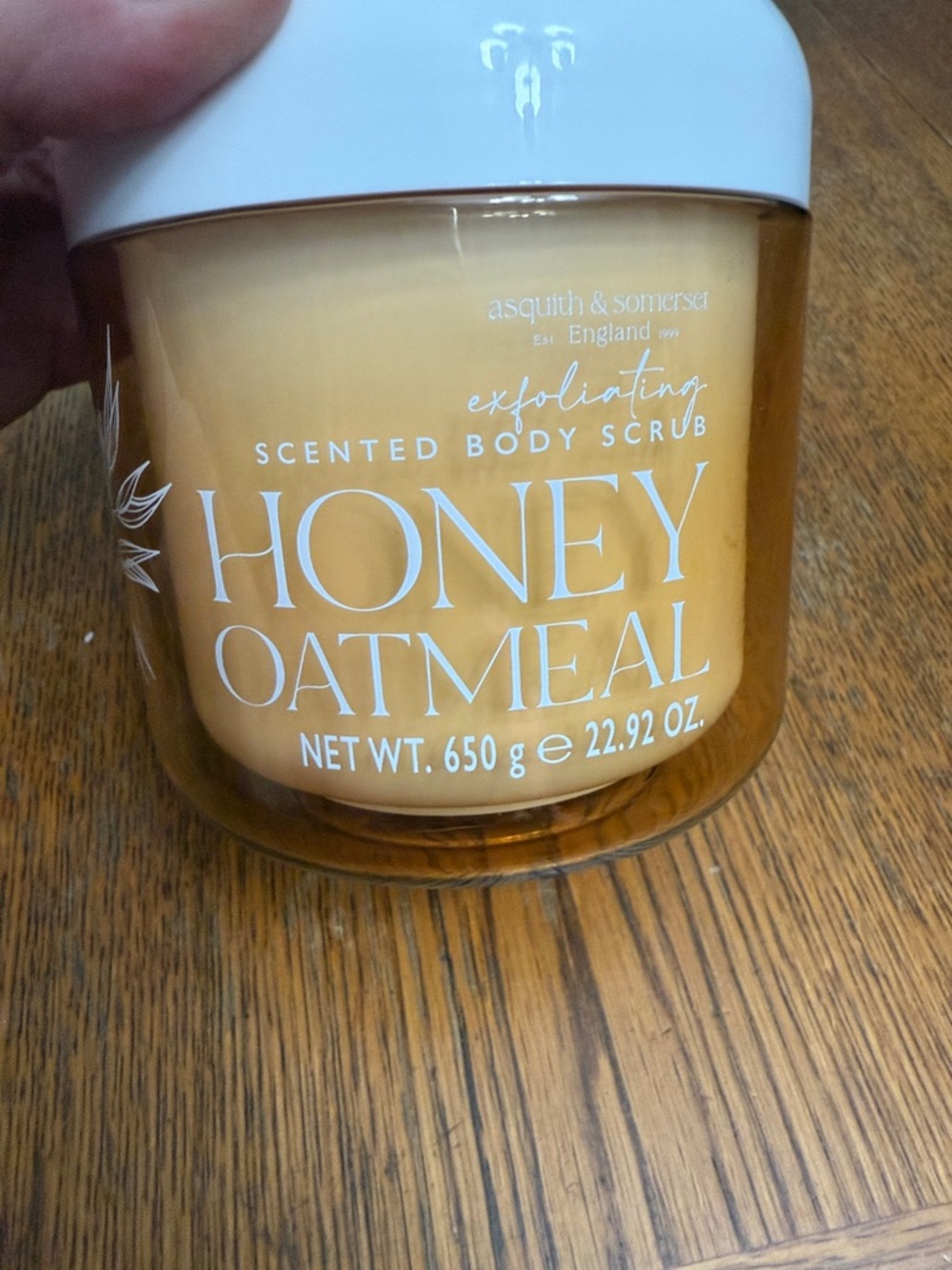 Asquith & Somerset Honey Oatmeal Exfoliating Body Scrub NEW